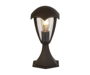 Traditional Dark Brown IP44 Outdoor Garden Bollard Light Lamp Post Lighting