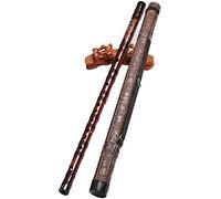 Traditional Dizi, Bitter Bamboo Flute Professional Performance Level Refined Beginner Flute Musical Instrument(Color:G)