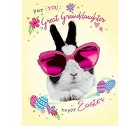 Traditional Easter Card Great Granddaughter - 8 x 6 inches - Piccadilly Greetings
