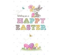 Traditional Easter Card Open - 7 x 5 inches - Piccadilly Greetings