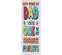 Traditional Father's Day Card Dad - 9 x 6 inches - Piccadilly Greetings