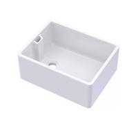 Traditional Fireclay Ceramic Belfast Sink with Overflow, Single Bowl - 595mm