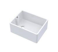 Traditional Fireclay Ceramic Belfast Sink with Overflow, Single Bowl - 595mm