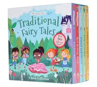 Traditional Fold Out Fairy Tales illustrated 5 Books Children’s Collection Box Set (Red Riding Hood, Cinderella, Goldilocks and the Three Bears, Hansel and Gretel & Jack and the Beanstalk)