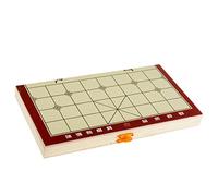 Traditional Folding Portable Hand Crafted Wooden Chinese Chess Set