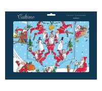 Traditional Freestanding Advent Calendar Quentin Blake Santas Christmas Advent Gift - Caltime - By Caltime - 24 Doors To Open, Joyful Illustrations, Cherished Memories, Thoughtful Gift