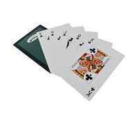 Traditional Garden Games Giant Playing Cards XXL - 37cm x 26cm (14”x10”) Plastic Coated Deck for Indoor/Outdoor Family Party Fun