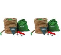 Traditional Garden Games Tug of War Rope Set with Carry Bag (Pack of 2)