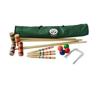 Traditional Garden Games Wooden Croquet Set for 4 Players