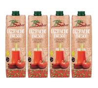 Traditional Gazpacho 100% Natural 1l (Pack of 4)