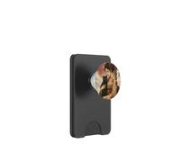 Traditional Geisha with Black Cat and Torii Gate Vintage Art PopSockets PopWallet for MagSafe