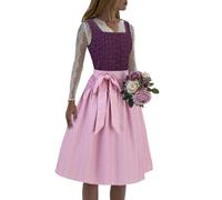 Traditional German Beer Festival Costume for Women, Bavarian Oktoberfest Dirndl Dress, Cosplay Outfit with Apron, Elegant Folk Clothing, Medieval Mask for Women (XXXL)