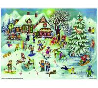 Richard Sellmer Advent Calendar Ski Hut Paper Advent Calendar: Papier-Adventskalender