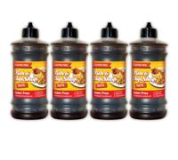 Traditional Gluten Free Chip Shop Vinegar 4 x 315ml - Maltflaven Non-Brewed Condiment - Authentic Fish & Chip Taste - Coeliac-Friendly & Ready to Use - Ideal for Takeaways & Home Use - 4 Pack