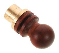 Traditional Gourd Shaped Wooden Wine Stopper for Bottles 14mm | Solid Wood Build, Handmade Rustic Finish, Tabletop Display, Ceramic Gourds and Other Containers