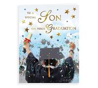 Traditional Graduation Card Son - 8 x 6 inches - Regal Publishing, C80986