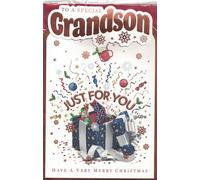 Traditional Grandson Christmas Card, 9 x 6 cm, Festive Gift Design