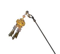 Traditional Hairpin With LED Lighting Ancient Lamp Design Metal Hair Ornament Styling Accessory For Ancient Outfit Chinese Styles Hairpin