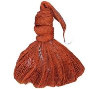 Traditional Handmade Cast Net - 2.5m To 4m Radius With Heavy Steel Sinker For Bait & Small Fish(Red,3.5m high)