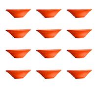 Traditional Handmade Clay Diya Set of 12 - Terracotta Earthen Oil Lamps for Diwali, Puja, Home Temple, Rangoli, Wedding Decor - Small Kulhad Style Brown Mitti Diyas for Festival Lighting