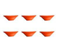 Traditional Handmade Clay Diya Set of 6 - Terracotta Earthen Oil Lamps for Diwali, Puja, Home Temple, Rangoli, Wedding Decor - Small Kulhad Style Brown Mitti Diyas for Festival Lighting