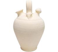 Traditional Handmade Mud Pot from La Rambla, 100% Ecological, Preserves Water Fresh Naturally, Ideal for Kitchen, Patio or Terrace, Measures 17 x 17 x 28 cm, Made with Quality Clay