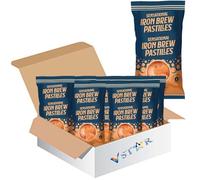 Traditional Handmade Scottish Sweets - Premium Quality Confectionery, Assorted Flavours, Convenient Sizes - Bch (Pack of 8, Sensational Iron Brew Pastilles Bag 145g)