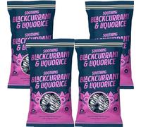 Traditional Handmade Scottish Sweets - Premium Quality Confectionery, Assorted Flavours, Convenient Sizes - Bch (Pack of 4, Soothing Blackcurrant & Liquorice Bag 140g)