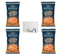 Traditional Handmade Scottish Sweets - Premium Quality Confectionery, Assorted Flavours, Convenient Sizes - Bch (Pack of 4, Sensational Iron Brew Pastilles Bag 145g)