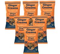 Traditional Handmade Scottish Sweets - Premium Quality Confectionery, Assorted Flavours, Convenient Sizes - Bch (Pack of 8, Dark Chocolate Fondant Ginger Creams Bag 120g)