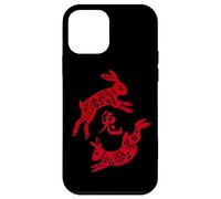 Traditional Happy Chinese New Year 2023 Year of the Rabbit Case for iPhone 12 mini