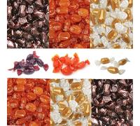Traditional Hard Boiled Sweets - Extra Strong, Butterscotch & Original Soothing Flavours - Classic Pick n Mix Candy/Vegeterian/Gluten free -JDob (500g, Random Mixed)