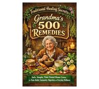 Traditional Healing Secrets: Grandma’s 500 Remedies: Safe, Simple, Time-Tested Home Cures for Pain Relief, Immunity, Digestion, and Everyday Wellness