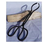 Garden Trading Cast Iron Fire Tongs, Black, 36cm (L) x 12cm (W), 1 Pair