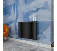 Traditional Household Cast Iron Radiator，Anthracite Horizontal 600X830mm 3 Column Suitable for Multi-Room Central Heating