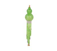 Traditional Hulusi Instrument Bakelite Three-tone Hulusi C-tuning B-flat Tuning Beginner's Instrument Resin Hulusi(Green,C)