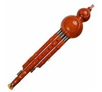 Traditional Hulusi Instrument Bakelite Three Tone Hulusi Flute C/bB Key Gourd Flauta Crashproof Calabash Flute Hulusi Folk Instruments Flutes Hulusi(C)