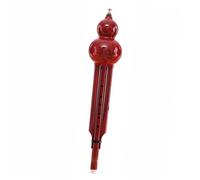 Traditional Hulusi Instrument Handmand Resin Hulusi Flute Improved Bass D AGF E Tone Hulusi Two-tone Folk Chinese Musical Instrument(Bass D)