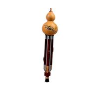 Traditional Hulusi Instrument Hulusi Beginner Learning To Play Rosewood Ebony Sound Tube Hulusi National Musical Instrument(Rosewood,A)