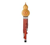 Traditional Hulusi Instrument Red Sandalwood/ebony Adult Beginner Professional Performance-level Hulusi Instrument C Tone B Flat Tone(Red,B)