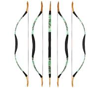 Traditional Hunting Longbow | Handmade Wooden Mongolian Style Bow | Adults Youth Beginners | Ambidextrous