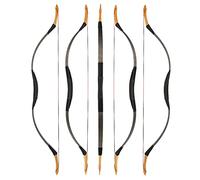 Traditional Hunting Longbow | Handmade Wooden Mongolian Style Bow | Adults Youth Beginners | Ambidextrous