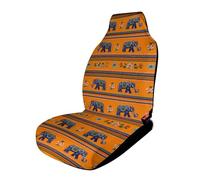 Traditional Indian Elephant Stylish Car Seat Covers Non-Slip Universal Fit Front Seats Protector for SUV Truck