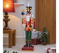 Traditional - InLit Nutcracker ** Light Up Your Festive Season With This Impressive Metal Christmas Nutcracker **