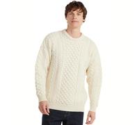Traditional Irish Aran Merino Wool Sweater (XX Large)