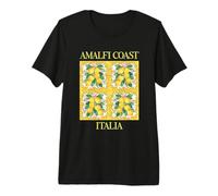 Traditional Italian Tile Amalfi Coast Mediterranean Vintage Premium T-Shirt