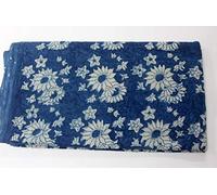 Traditional Jaipur Block printed cotton fabric, hand printed Indian fabric, soft cotton fabric by The Yard fabric, Jaipuri Kurti print fabric for scarves, summer dress fabric (5 yards)