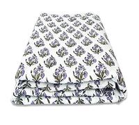 Traditional Jaipur Block printed cotton fabric, hand printed Indian fabric, soft cotton fabric from The Yard fabric, Jaipuri Kurti print fabric for scarves, summer dress fabric (2.5 yards).