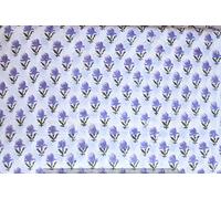 Traditional Jaipur, Printed Cotton Fabric byThe Yard, Indian Printed Fabric Cloths for Summer Dress, Scarf, Kurti, Sofa Cushion, Cover, (2.5 Yards)