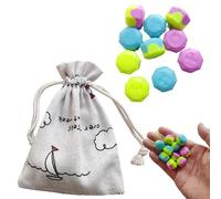 Traditional Jaksugi Game - Old Fashioned Five Stone Toss Dexterity Development Game Nostalgic Korean Folk Activity | Engaging Group Coordination Toy for